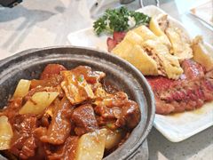 支竹萝卜牛腩煲-香港新发烧腊茶餐厅(书城店)