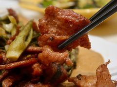 刺嫩芽炒鹿肉-吉林省林业宾馆-餐厅