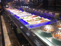 自助取餐区-九寸花汀海鲜烤肉自助(中东迪克店)
