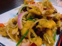 香酥椒盐牛蛙-虾弄弄海派小龙虾·牛羊蝎子火锅