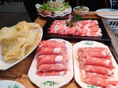 自制炸油皮-草原塞蛮羊火锅城(港湾店)