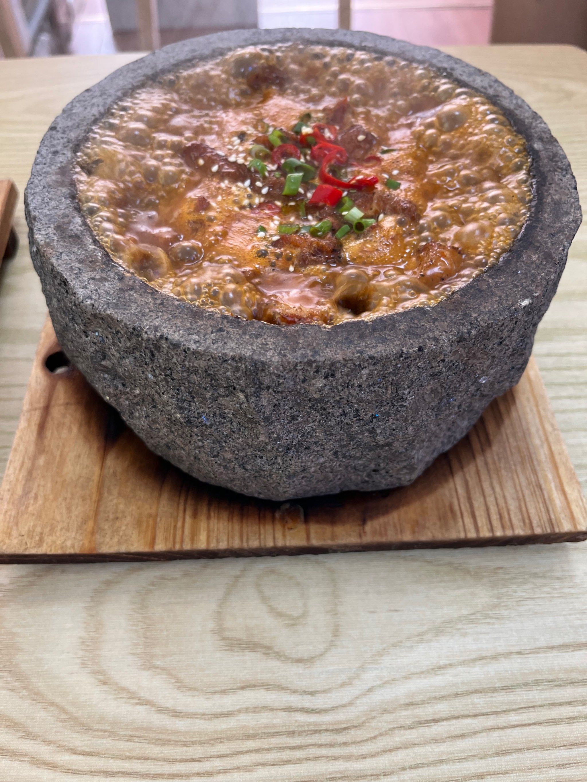 石锅泡泡鸡,我也吃到啦