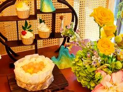 -芒果与甜纯动物奶油蛋糕&甜品台定制