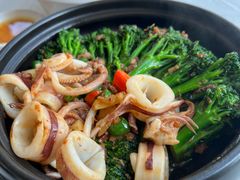 菜苔炒鱿鱼-寻味顺德·顺峰山庄(大良店)
