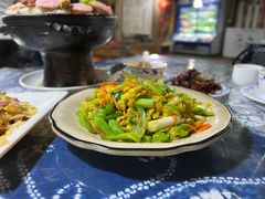 小角瓜炒蛋-龙姐私房菜(和顺古镇店)