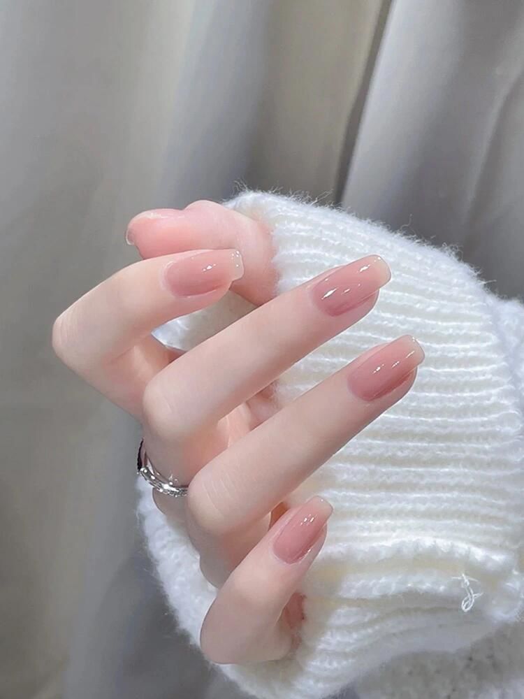 老师都看不出!超自然裸色美甲,学生党必备