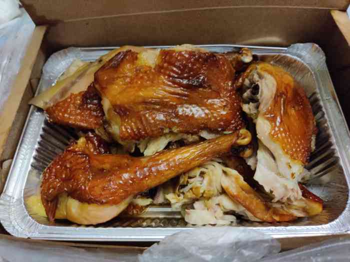 刘记荔枝柴烧鸡-"今晚宵夜想吃烤鸡,佛系叫外卖,第一次吃这.