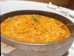 石锅海胆豆腐-谷语中餐厅