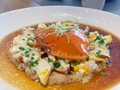 黑毛猪肉饼蒸膏蟹-汀兰酒店-中餐厅