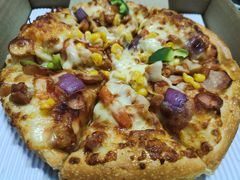 新奥尔良烤鸡肉拼香辣至尊比萨-尊宝比萨(公明百佳华店)