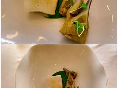 蒸法国银鳕鱼配洋蓟佐翡翠奶油汁-Jean Georges