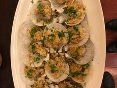 蒜蓉蒸扇贝-伊村饭店
