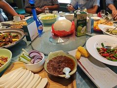-海派美食·家宴海鲜青岛菜·石锅鲽鱼头(东方城店)