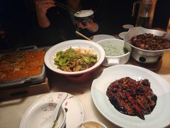鲜椒爆炒猪肝-绿茶餐厅(财富购物中心店)
