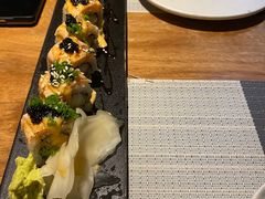 炙烤三文鱼大虾卷-森味薪火烧•烧鸟居酒屋•日本料理(望京店)