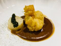 脆炸鳕鱼白子-北京古城老院厉晓麟精致菜