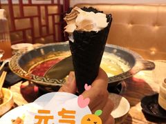 蛋筒冰淇淋-金辣椒火锅(盘古路店)