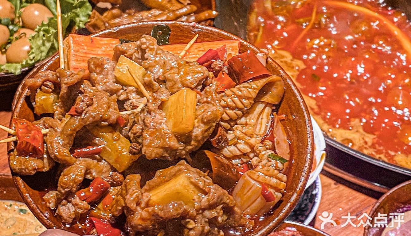 西安这家火锅才是天花板吧‼️菠萝牛肉绝了！