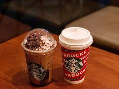 热红丝绒雪酪茶拿铁（燕麦奶）-星巴克臻选(广州沙面店)