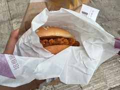 酸笋板烧鸡腿堡-麦当劳(沙河店)