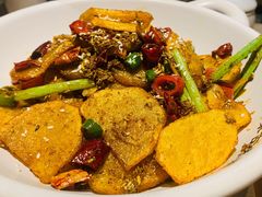 干锅土豆片-羊之道草原味道清真餐厅(番禺店)