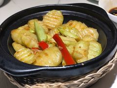 虾酱芥菜-姜君·千岛湖鱼头馆(浦东大道店)