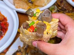 -东来菜馆•手抓海鲜家常菜•海鲜锅贴(鸽子窝店)