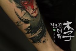 -木子·纹身店TATTOO穿孔·洗纹身