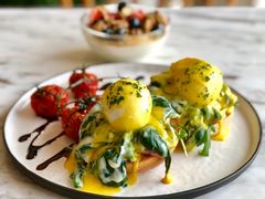 奶油菠菜火腿肉班尼迪克蛋-The Rug Cafe(王府中环店)