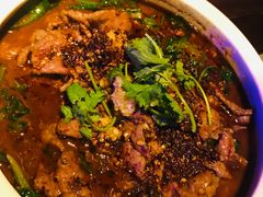 水煮牛肉-绿茶餐厅(光谷世界城步行街店)