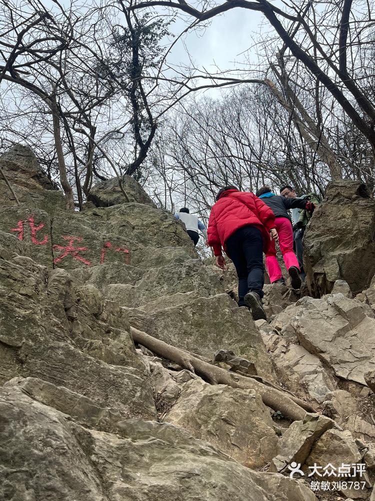 南京紫金山登山图片