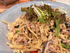鸡肉奶油蘑菇意面-慕境Moment Space·Fresh(33小镇店)