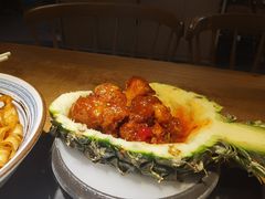 菠萝咕噜猴头菇-水木苼 蔬食料理