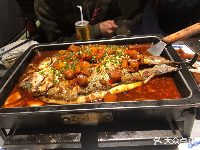 炉鱼(金沙印象城店)-酱椒味海鲈鱼-菜-酱椒味海鲈鱼图片-杭州美食
