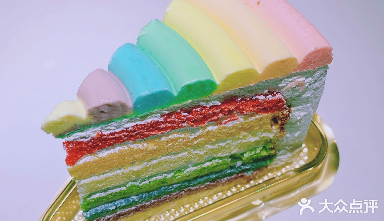 少女心爆棚的彩虹蛋糕🌈