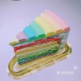 少女心爆棚的彩虹蛋糕🌈