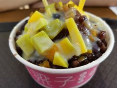 鲜芒果红豆炼乳刨冰-梁子刨冰王(鞍山西道店)