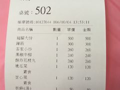 账单-熊家万峦猪脚(车城店)