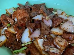 京葱爆猪肝-虎哥私房菜(馒头山店)