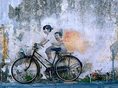 -槟城街头艺术街区