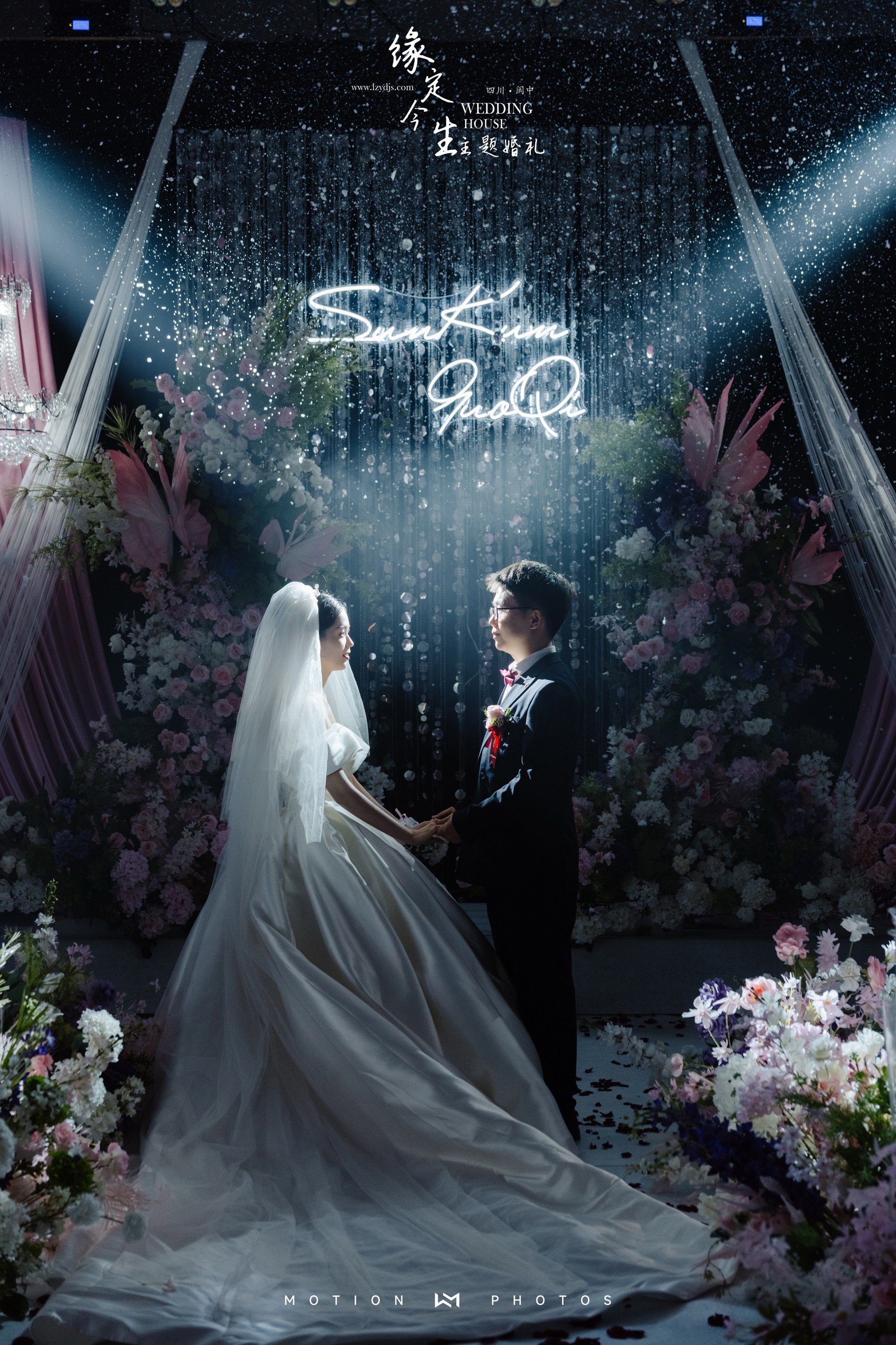 粉色布幔婚礼～
少女心十足的粉色系