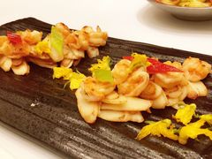 淮山药煎虾球-渔家灯火(明湖店)