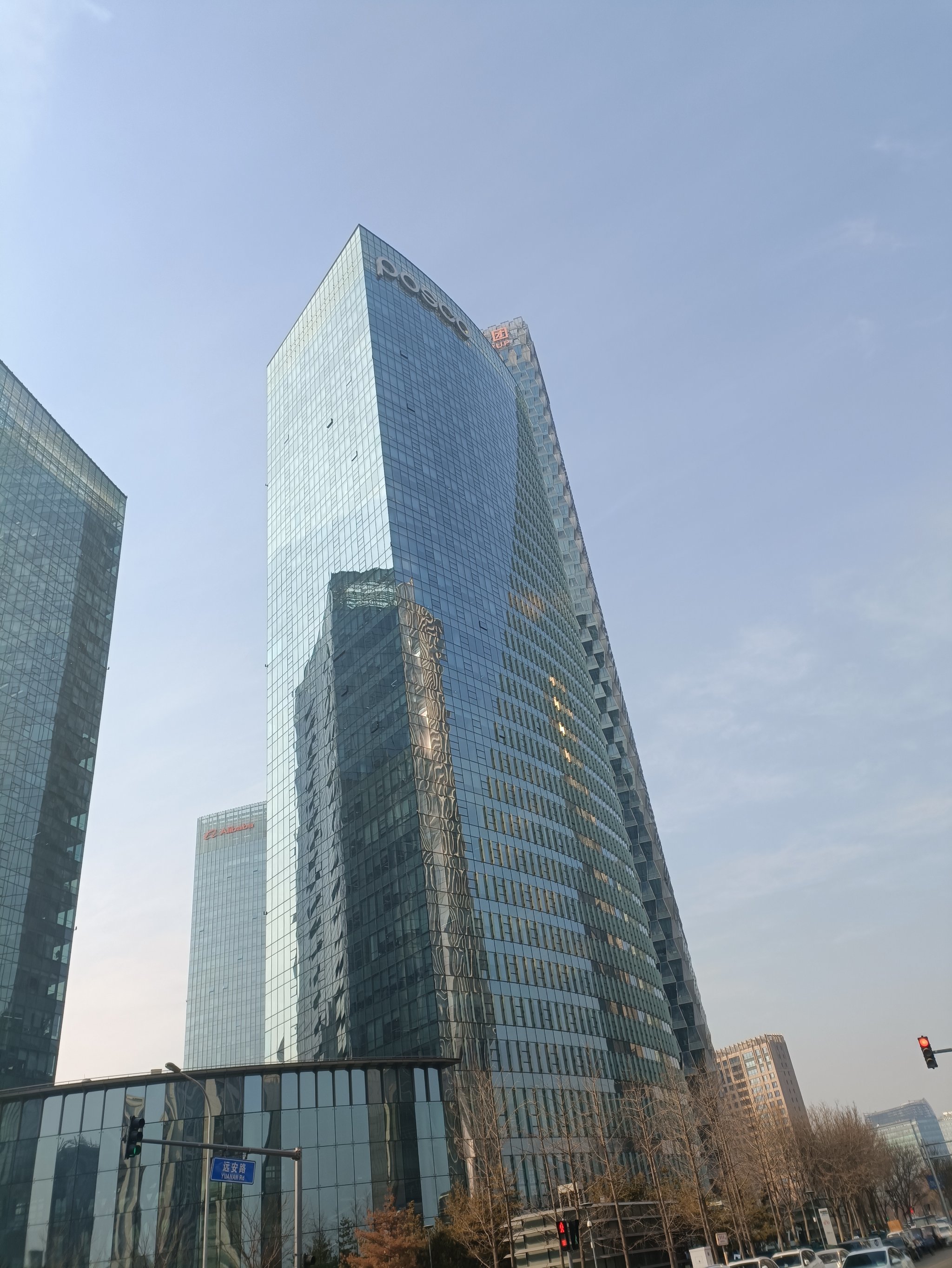 浦项中心韩国人在望京建筑的写字楼,位于望