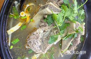 Beef and Scorpion Soup with Rice Noodles
