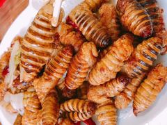 炸酥蛹-老村长农家院