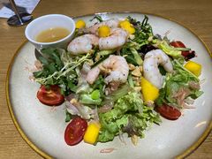 鲜柚芒果沙拉佐冰花酸梅酱-HELLO 27 意面·沙拉·帕尼尼