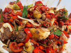 五花肉炒猪肝-湘中缘·湖南菜(娄底驻京办店)