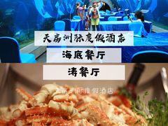 -海棠湾洲际-涛·海底餐厅·美人鱼·自助餐·海底隧道