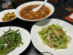 倒笃菜尖椒目鱼丝-钱堂人·私房菜(八卦田店)