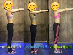 会员训练3个月对比图-能量健身私教工作室(1527店)
